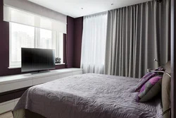 Bedroom design with corner window