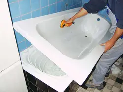 All photos of acrylic bath liners