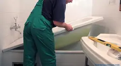 All photos of acrylic bath liners