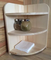 Угловые полки на кухню фото