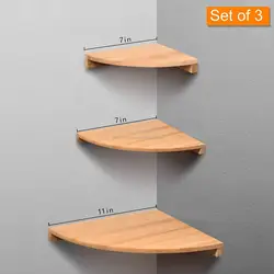 Corner shelves for the kitchen photo