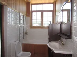 Bath Room In A Frame House Photo