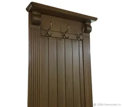 Вешалка в прихожую деревянная фото