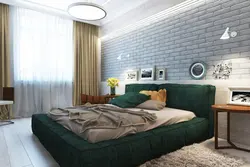Emerald Bed In The Bedroom Interior Photo