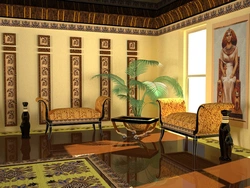 Bedroom in Egyptian style photo