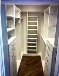 Photo of a dressing room instead of a storage room