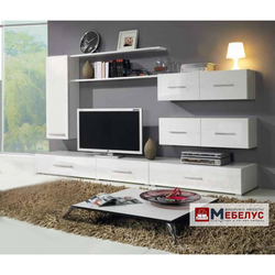 Modular walls in the living room modern photos