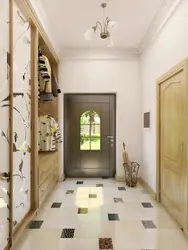 Inexpensive tiles for the hallway photo