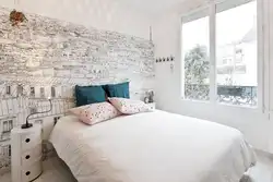 Yataq otağı dizayn divar kağızı kərpic