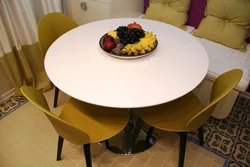 Inexpensive round tables for the kitchen photo
