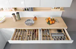 Organizing space in the kitchen photo