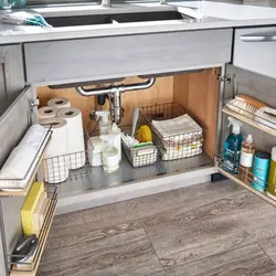 Organizing space in the kitchen photo