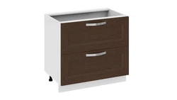 Cabinet with drawers for the kitchen photo