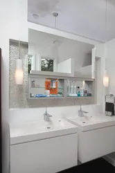 Bathroom Shelf Design With Mirror