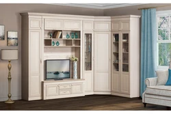 Inexpensive corner walls for living room photo