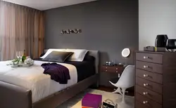 Gray Brown Bedroom Photo