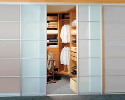 Partition in the dressing room photo