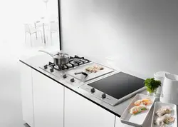 Mətbəx dizaynında iki gözlü panel