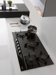 Двухкомфорочная панель в дизайне кухни