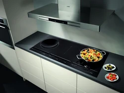 Two-burner panel in kitchen design
