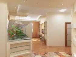 Zoning Of The Hallway And Living Room Photo