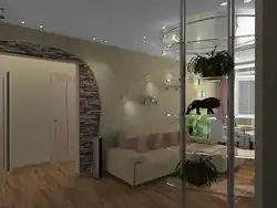 Кіреберіс пен қонақ бөлменің фотосуретін аймақтарға бөлу