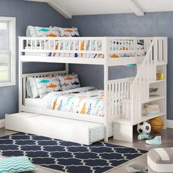 Photo of a bunk bed in the bedroom