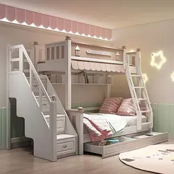 Photo of a bunk bed in the bedroom