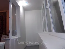Отделка лоджии внутри фото панелями