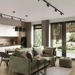 Ikiqat qonaq otağı dizaynı
