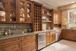 Oak kitchen interior design
