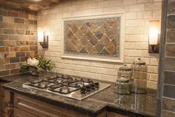 Акси countertop ошхона дар девор