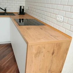 Акси countertop ошхона дар девор