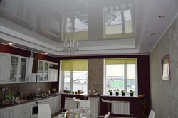 Suspended ceilings for the kitchen in your home photo