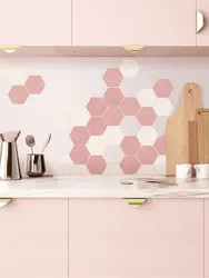 Photo Of Pink Kitchen Tiles