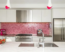 Photo Of Pink Kitchen Tiles