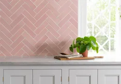 Photo Of Pink Kitchen Tiles