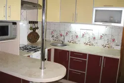 Кухни 6 кв м с барной стойкой фото