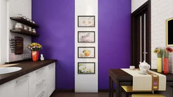 Kitchen painting design in two colors