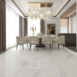 Kitchen design living room marble floor
