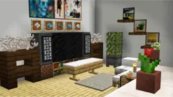Minecraft bathroom design