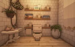 Minecraft Ванна Бөлмесінің Дизайны