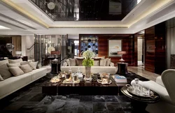 Luxurious living room interiors
