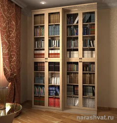 Книжные шкафы для квартиры фото