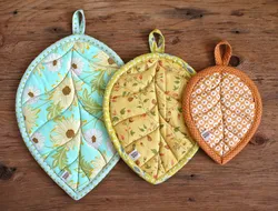 How to sew oven mitts for the kitchen photo