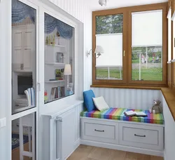 Loggia as a children's room design