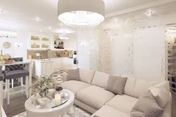Apartment design 60 sq m with kitchen living room