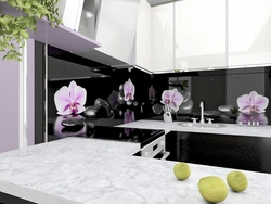MDF kitchen aprons with photo printing