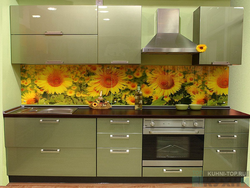 MDF kitchen aprons with photo printing
