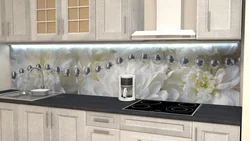 MDF kitchen aprons with photo printing